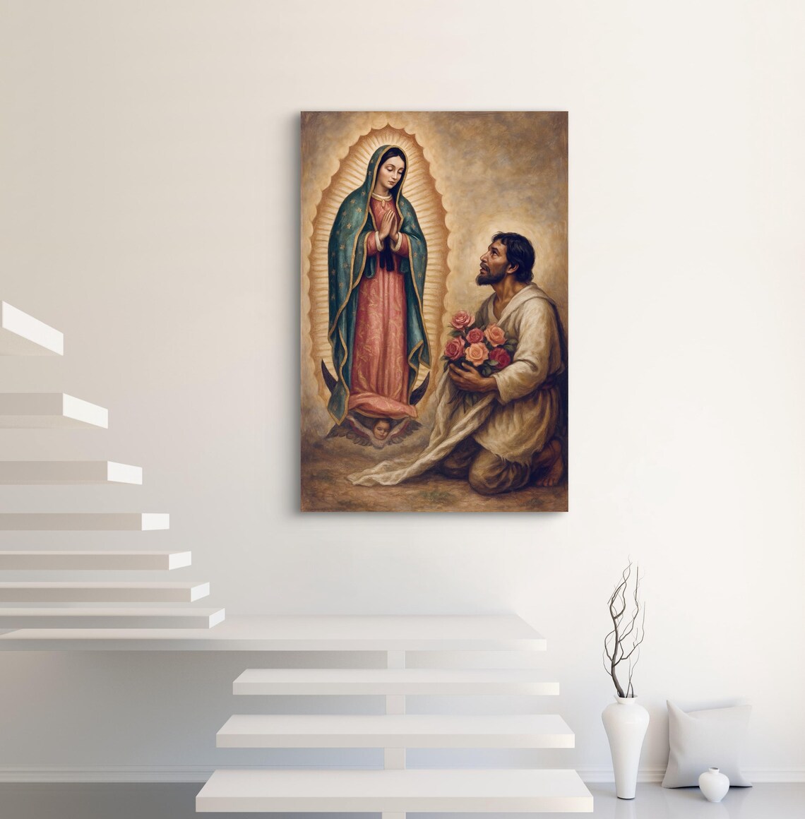 Our Lady of Guadalupe Canvas Art: Catholic Home Decor, Virgin Mary ...