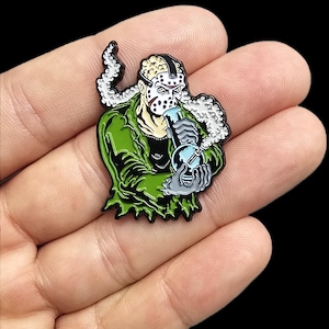 10 Pack of Jason Horror Enamel Lapel Hat Pin Lot