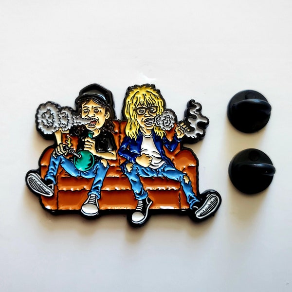 Party On Wayne 90's Nostalgia Enamel Lapel Hat Pin