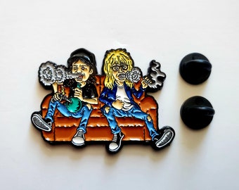 Party On Wayne 90's Nostalgia Enamel Lapel Hat Pin