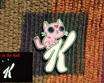 Special Is Always An Adventure Kitty Cat Enamel Lapel Hat Pin