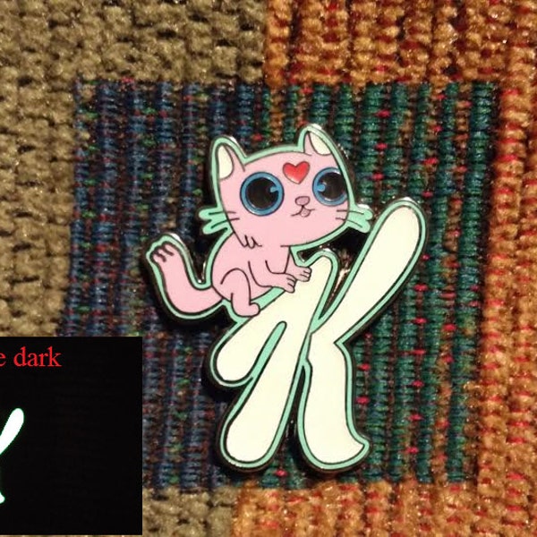 Special Is Always An Adventure Kitty Cat Enamel Lapel Hat Pin