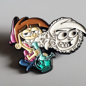 10 Pack of Timmy Cartoon Metal Enamel Lapel Hat Pins Wholesale Pin Lot