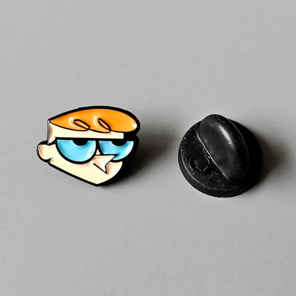 Mini Cartoon Scientist Metal Enamel Lapel Hat Pin