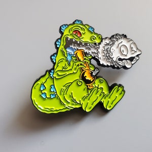 10 Pack of Dinosaur Dragon Cartoon Metal Enamel Lapel Hat Pins Wholesale Pin Lot