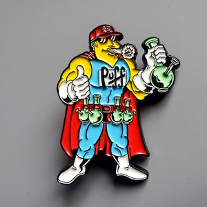 10 Pack of Super Hero Mascot Cartoon Metal Enamel Lapel Hat Pins Wholesale Pin Lot