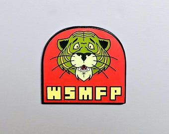 WSMFP Tiger Süd Rock Jam Band Metall Emaille Hut Pin