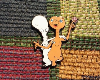 Tecknad Alien Emalj Kavajnål med Hatt