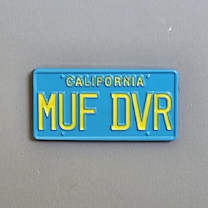 10 Pack of MUF DVR Muff Diver California License Plate Enamel Lapel Pin Hat Pins Lot