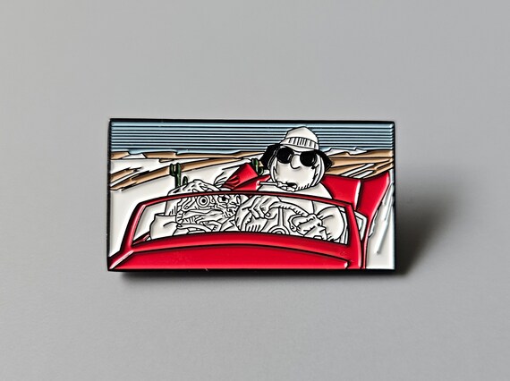 Fear And Loathing In Las Vegas Hunter Thompson Lapel Pin – Hat Pin High Quality