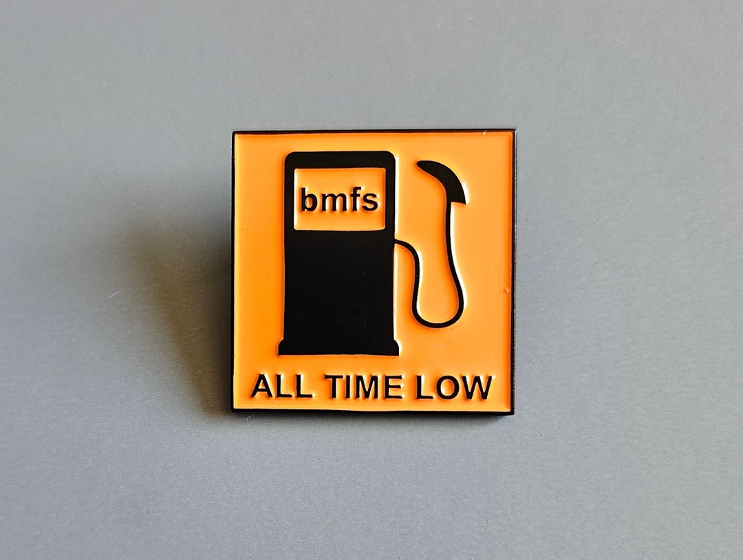 BMFS X WSMFP All Time Low Fuel Pump Gauge Bright Orange Metal Etsy