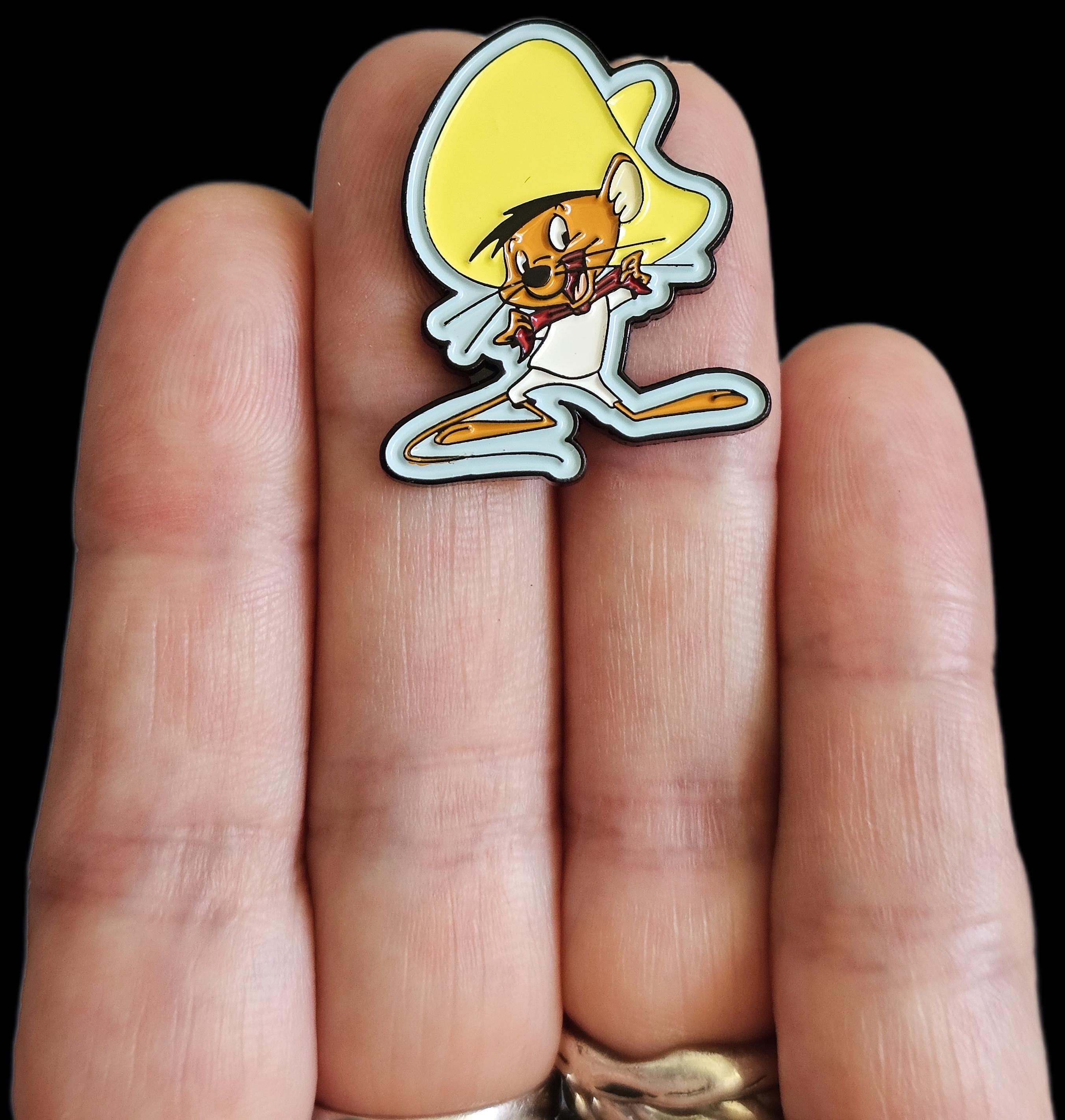 10 Pack of Speedy Cartoon Mouse Rat With Sombrero Metal Enamel Lapel Hat Pins Wholesale Pin Lot