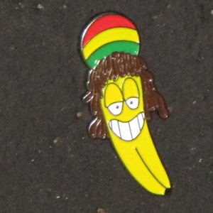 5 Pack of Rasta Banana Rastafarian Dread Dreadlock Reggae Band Lapel Hat Pin