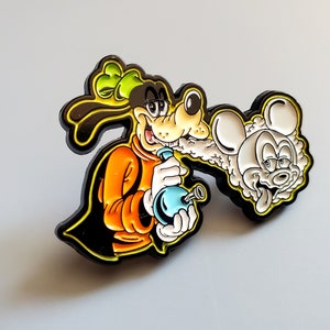 10 Pack of Dog Mouse Cartoon Metal Enamel Lapel Hat Pins Wholesale Pin Lot