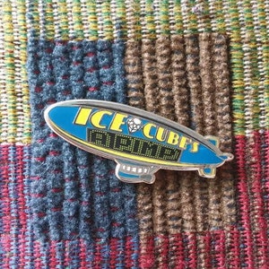 1990&#39;s Hip Hop 90&#39;s Rap Today Was A Good Day Ice Cubes A Pimp Blimp Enamel Lapel Hat Pin