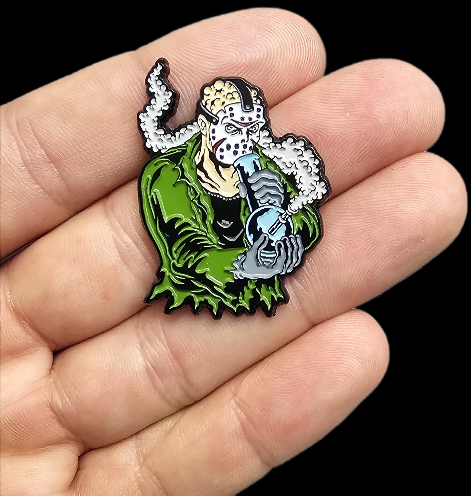 Jason Horror Enamel Lapel Hat Pin
