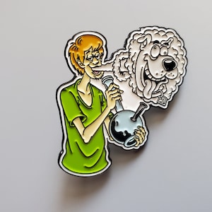 Dog Cartoon Metal Enamel Lapel Hat Pin