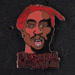 Picture Me Rollin Hip Hop Rap Enamel Lapel Hat Pin