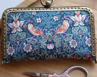 Needle Book Scissors Pocket Case Kiss Lock Sewing Organizer Embroidery Notions Thread Catcher