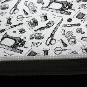 Cross Stitch Project Bag Hand Sewing Kit Embroidery Storage Travel Needlework Thread Organization image 13