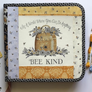 Handmade Needlework Project Bag: Cross Stitch, Embroidery, & Sewing Tool Organizer