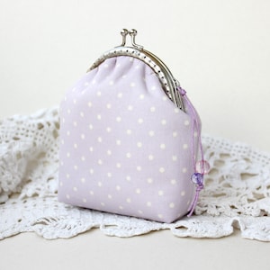 Mini Geldbörse Fingerhut Nähen Lagerung Miniatur Tasche Kreuzstich kleine Tasche Stickerei Organizer, Ohrhörer Halter Brieftasche Tasche Lila