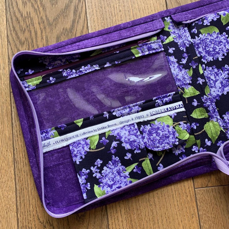 Cross Stitch Project Bag Hand Sewing Kit Embroidery Storage Travel Needlework Thread Organization image 15