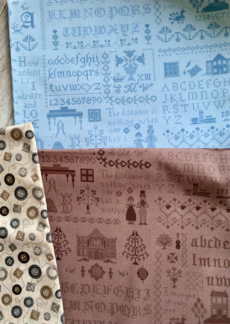 Cross Stitch Project Bag Hand Sewing Kit Embroidery Storage Travel Needlework Thread Organization Jane Austen