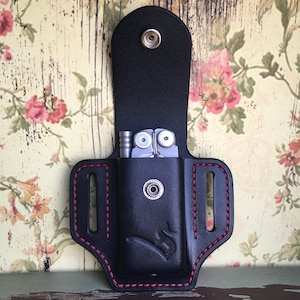 made to order* Leatherman ARC custom pancake BIT EXTENSION pouch bit kit accessory sheath