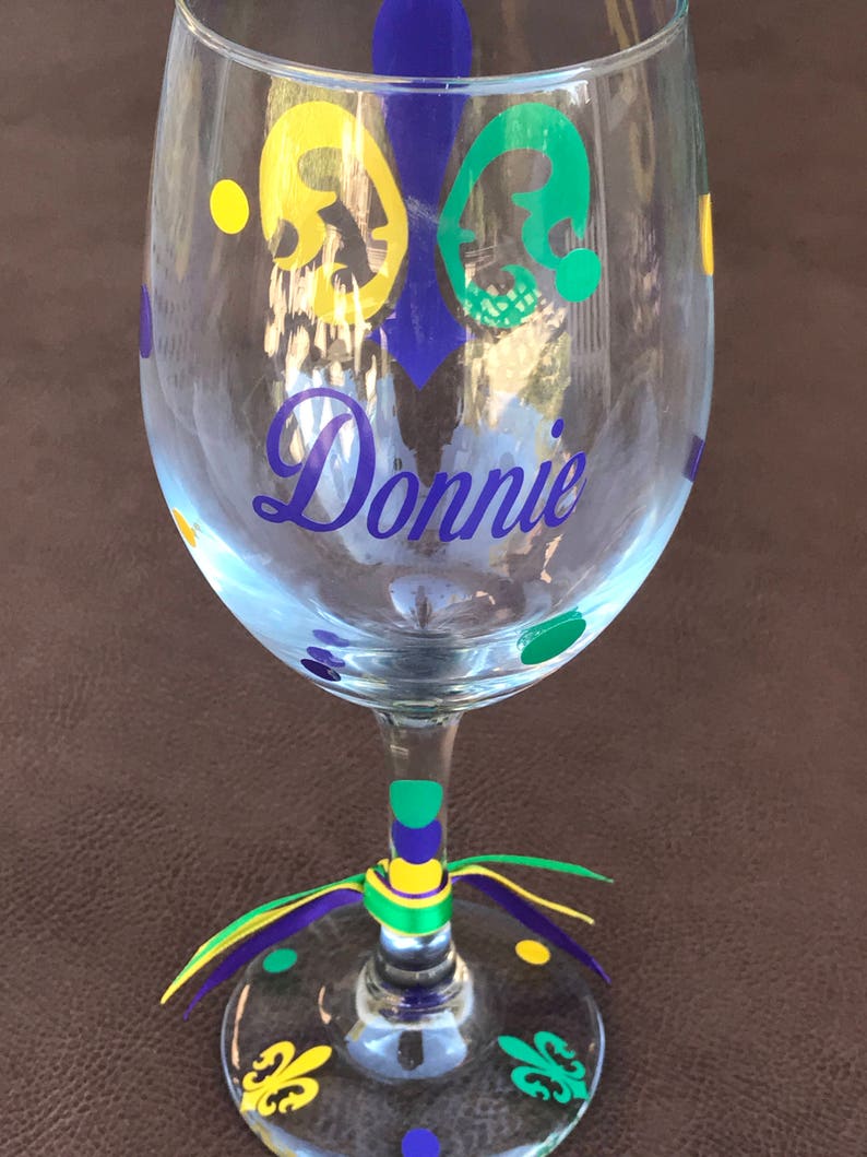 mardi gras glasses