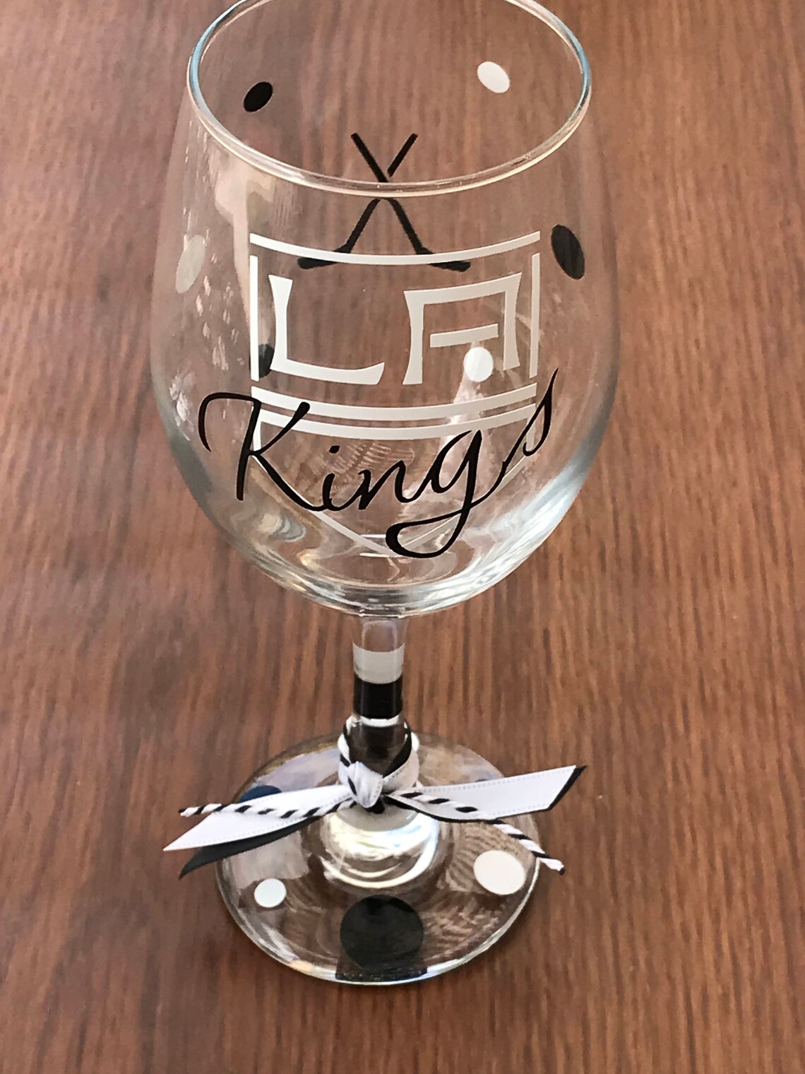 LA Kings Glassware Hockey Glassware Go Kings LA Kings Etsy