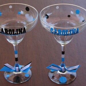 Carolina Panthers Glassware, Football, Sports Bar Glassware, Carolina Panthers Gifts, Carolina, Go Panthers image 7