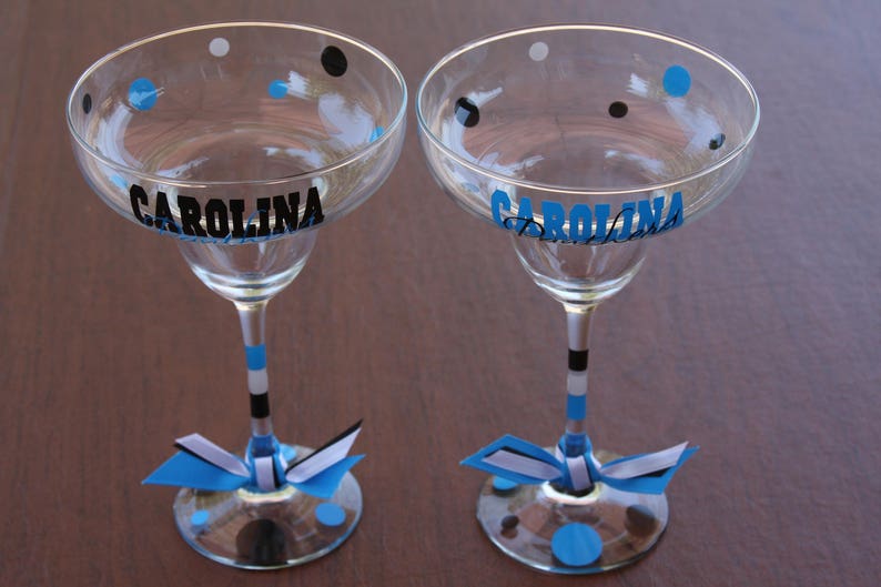 Carolina Panthers Glassware, Football, Sports Bar Glassware, Carolina Panthers Gifts, Carolina, Go Panthers image 7