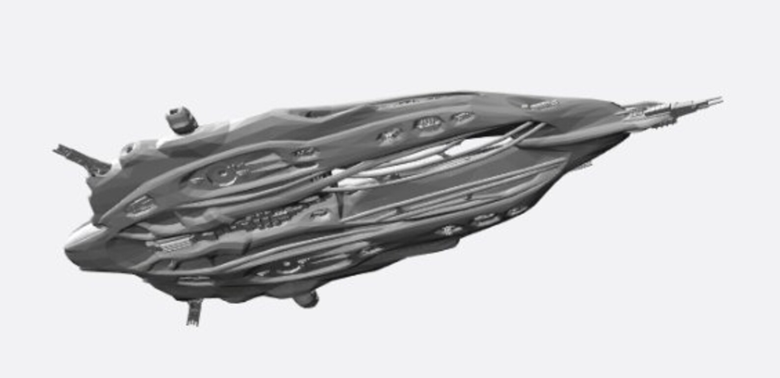 Stargate Wraith Hive Ship KIT PREORDER Etsy Singapore