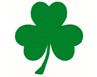 shamrock machine embroidery design 4 sizes instant download design