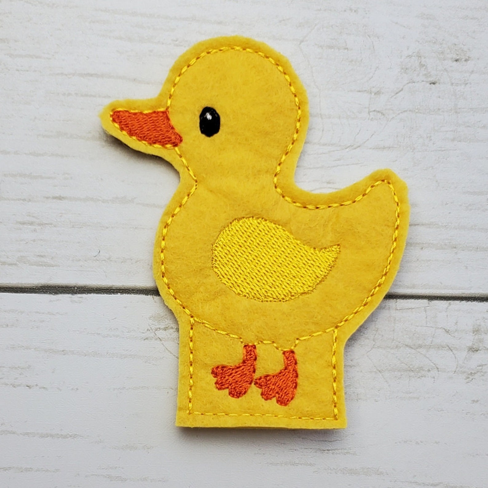 ITH Duck Finger Puppet Pattern - Play Food - Machine Embroidery Design ...