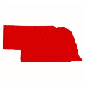 Nebraska State Machine Embroidery Design - 6 Sizes - Instant Download Design
