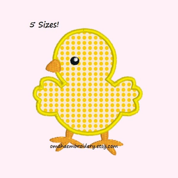 Chick Applique Etsy