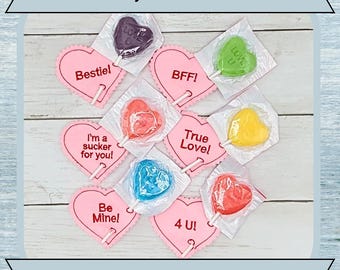 ITH Valentine Sucker Holder Pattern - Valentine's Day - Machine Embroidery Design - Instant Download Design - Candy Holder - Party Favors