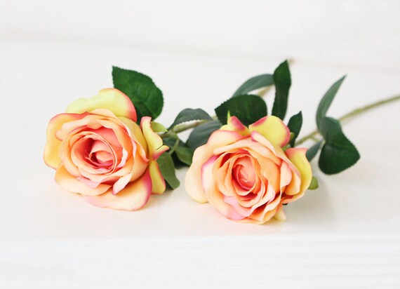 30Pcs Artificial Sunflower Heads Silk Flower Bulk Wedding Home Decor Orange