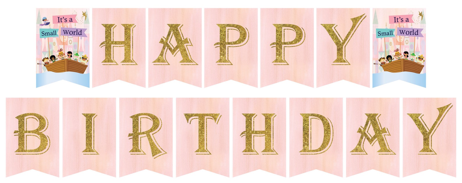 INSTANT DOWNLOAD It's a Small World Printable Happy | Etsy