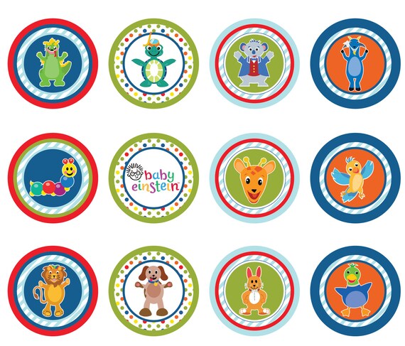 Instant Download Baby Einstein Digital Printable Cupcake Etsy Instant Download Baby Einstein Digital Printable Cupcake Etsy