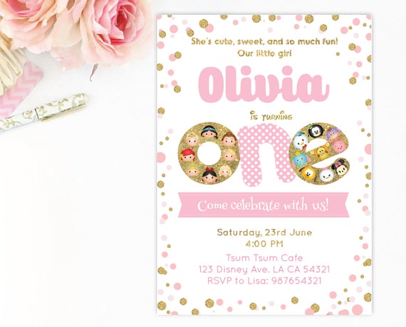 Invitation Danniversaire Imprimable Tsum Tsum Personnalisee Etsy Invitation Danniversaire Imprimable Tsum Tsum Personnalisee Etsy
