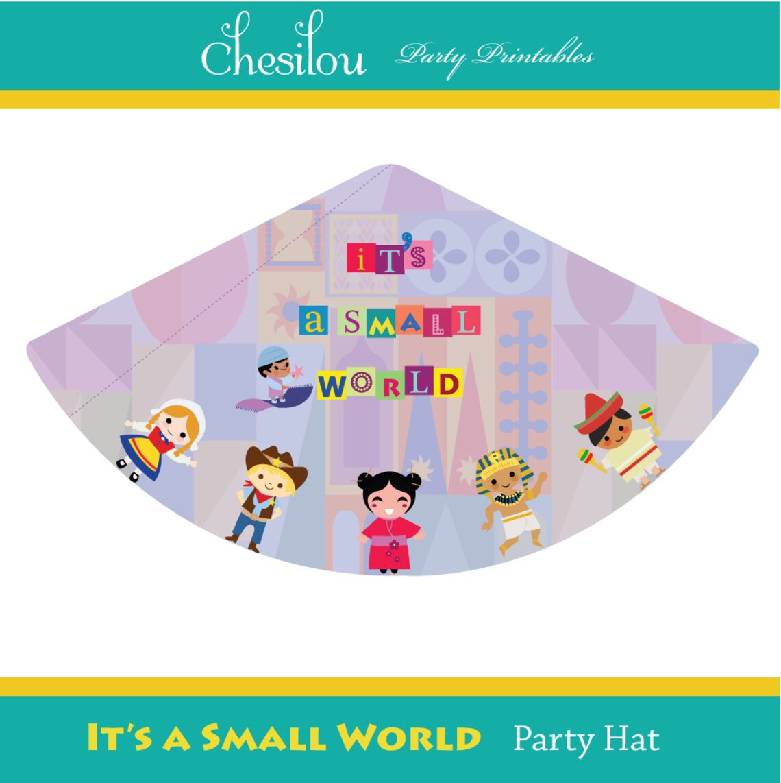 INSTANT DOWNLOAD It's a Small World Digital Printable | Etsy