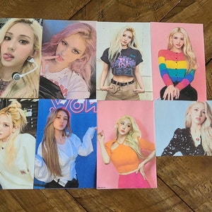 Cartes photo Kpop Bias fabriquées par des fans de Jeon Somi
