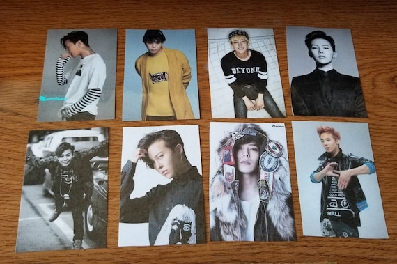 G-dragon Fanmade Kpop Bias Photocards (will Use Updated Photos) - Etsy