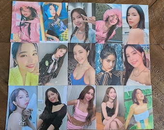Cartões fotográficos Kpop Bias feitos por fãs da Mamamoo (usaremos fotos atualizadas)