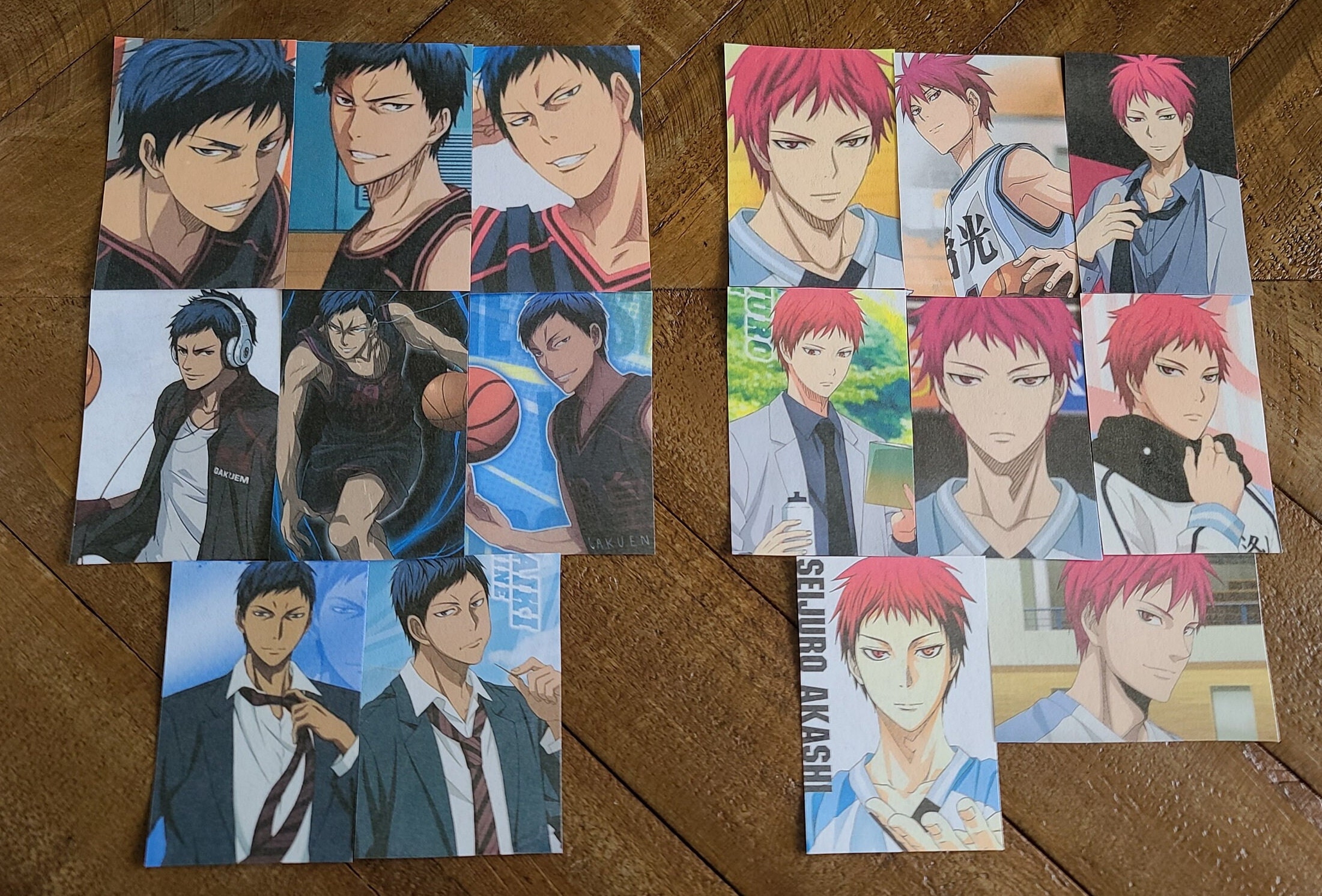 Kuroko Basketball Fanmade Anime Photocards