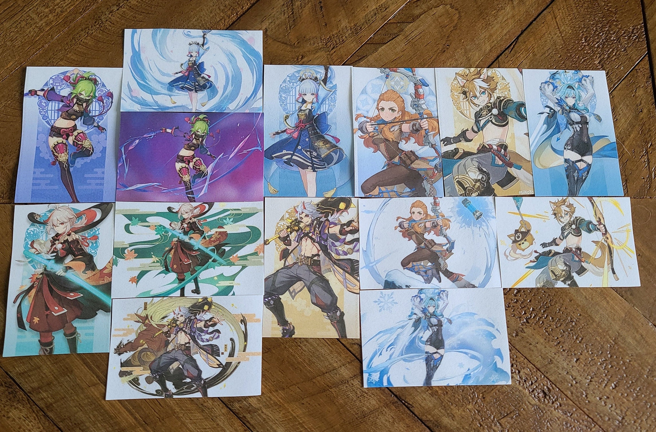 Genshin Fanmade Video Game Photocards new Characters - Etsy UK
