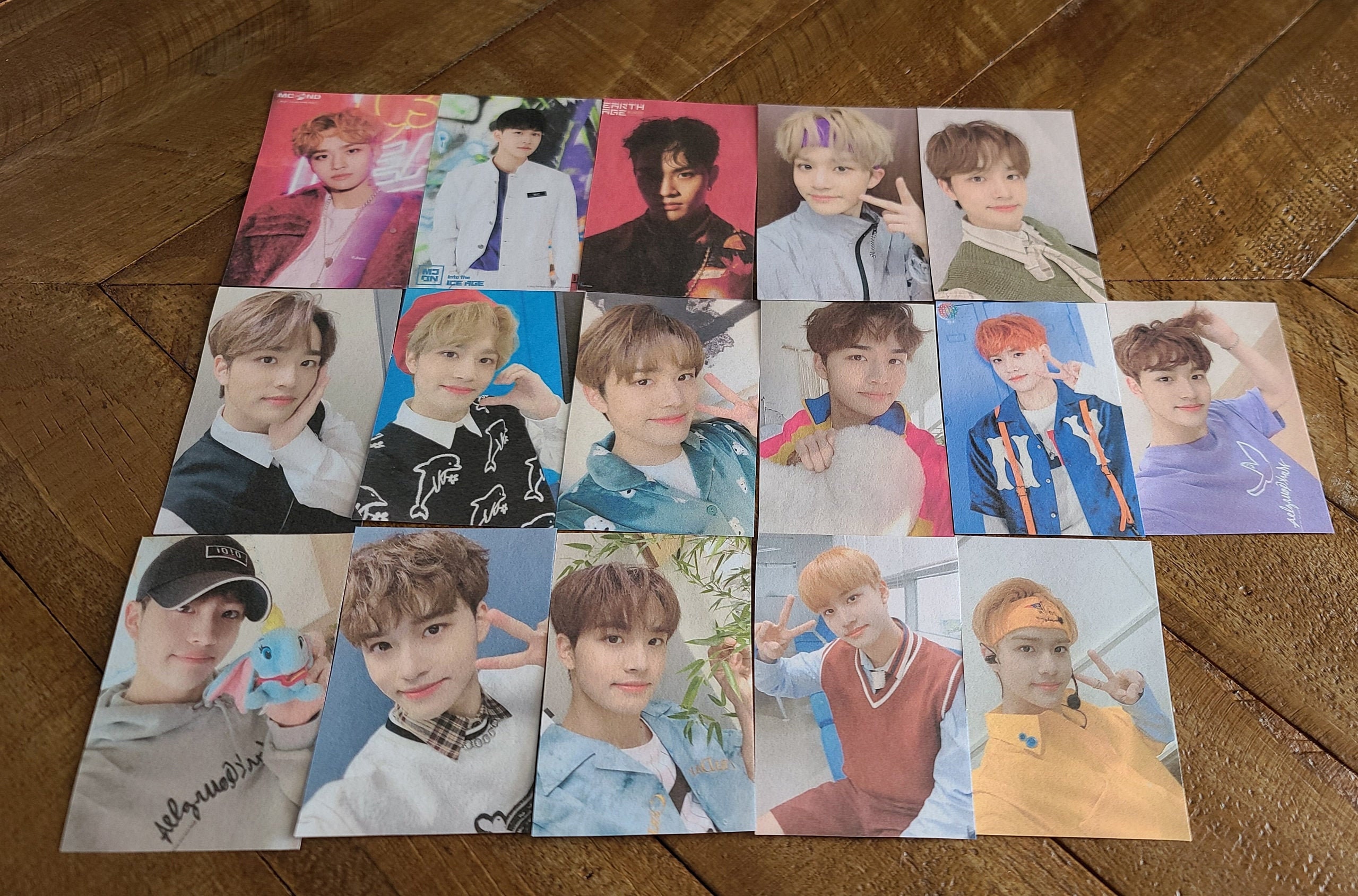 MCND ファンメイド Kpop バイアス フォトカード (更新された写真を使用 